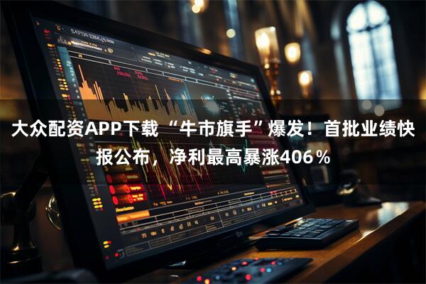大众配资APP下载 “牛市旗手”爆发！首批业绩快报公布，净利最高暴涨406％